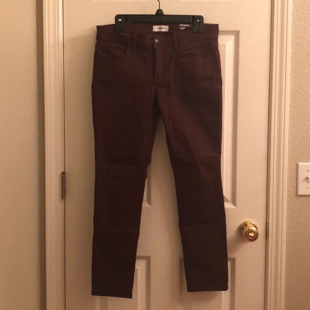 Burgundy Pants